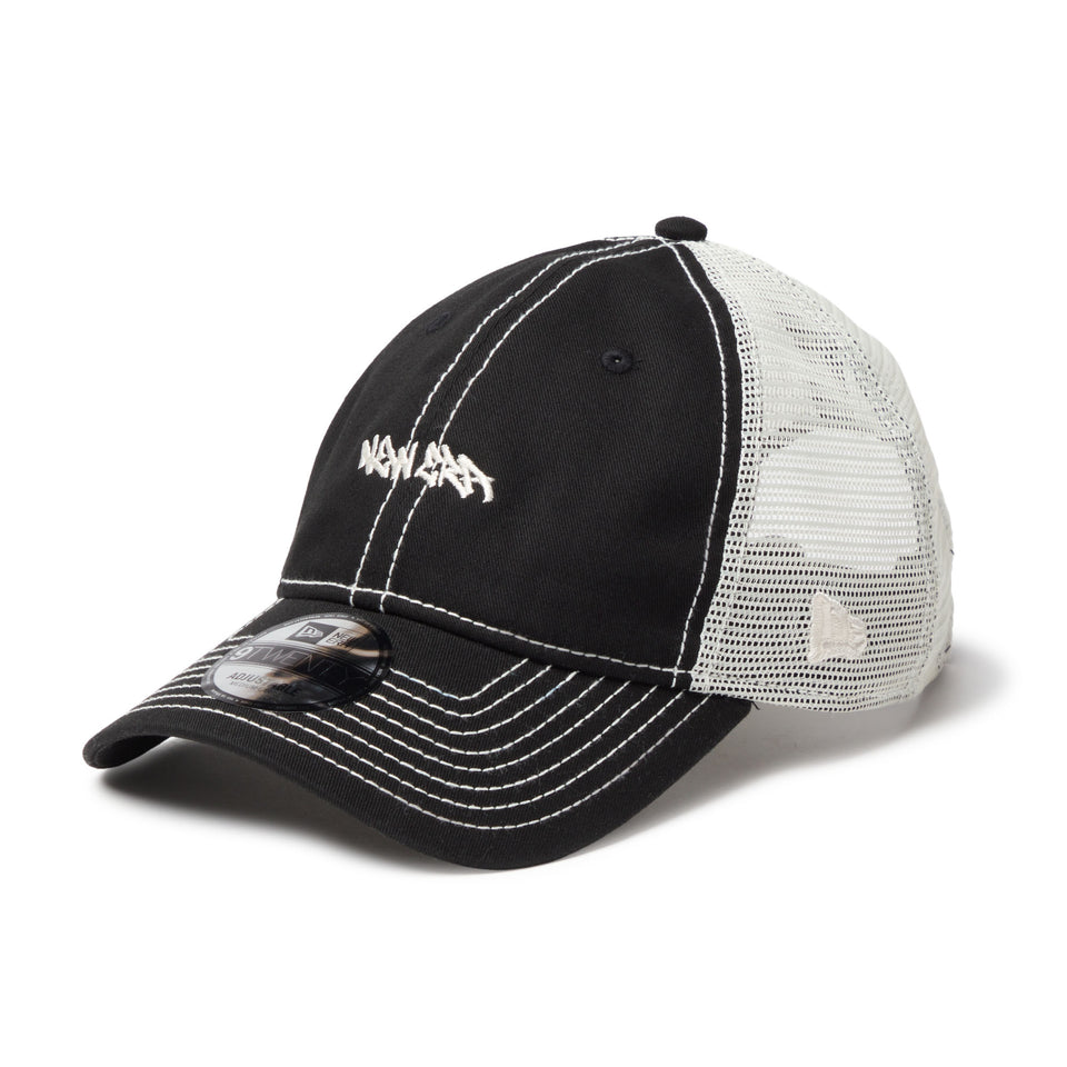 9TWENTY トラッカー Tagging Logo Mini ブラック/クロームホワイト | NEW ERA ニューエラ公式オンラインストア