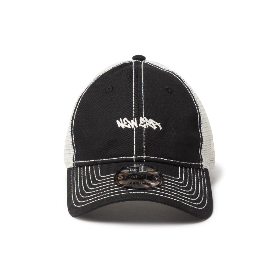 9TWENTY トラッカー Tagging Logo Mini ブラック/クロームホワイト | NEW ERA ニューエラ公式オンラインストア