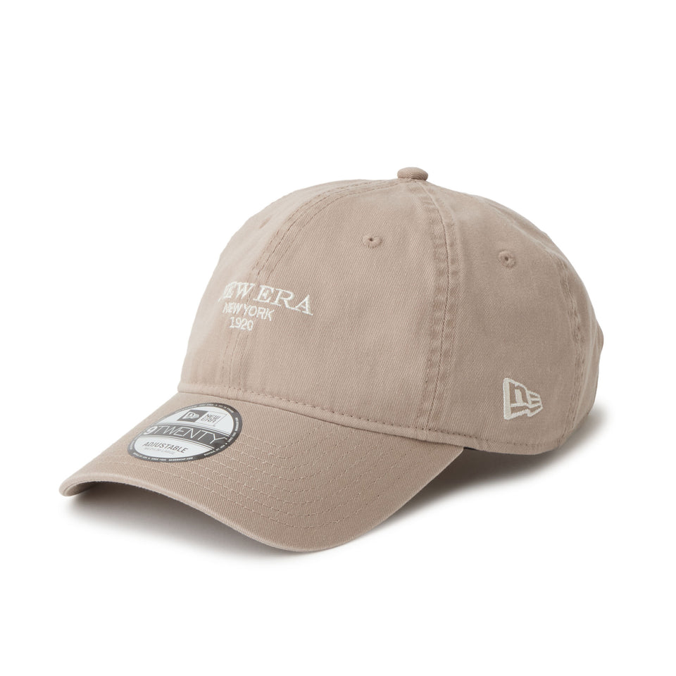 9TWENTY イージースナップ NEW ERA NEW YORK アッシュブラウン 26SS | NEW ERA ニューエラ公式オンラインストア
