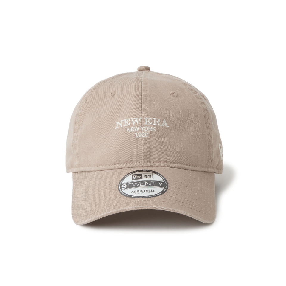 9TWENTY イージースナップ NEW ERA NEW YORK アッシュブラウン 26SS | NEW ERA ニューエラ公式オンラインストア