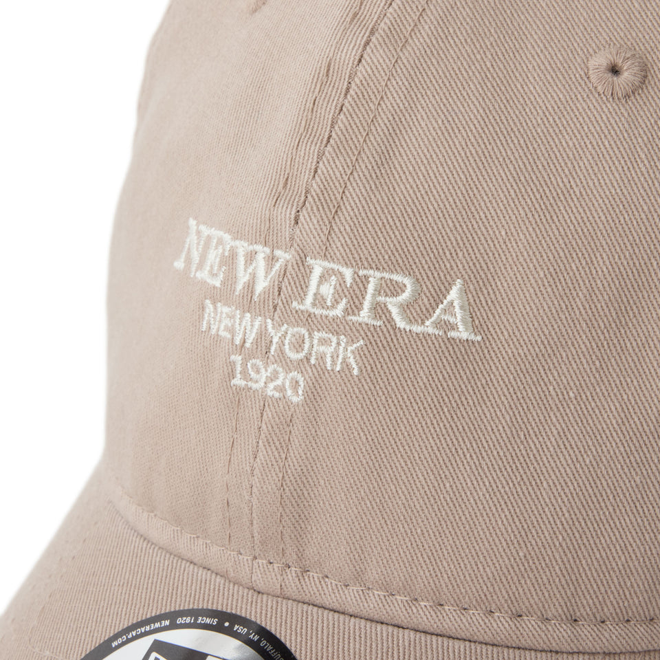 9TWENTY イージースナップ NEW ERA NEW YORK アッシュブラウン 26SS | NEW ERA ニューエラ公式オンラインストア