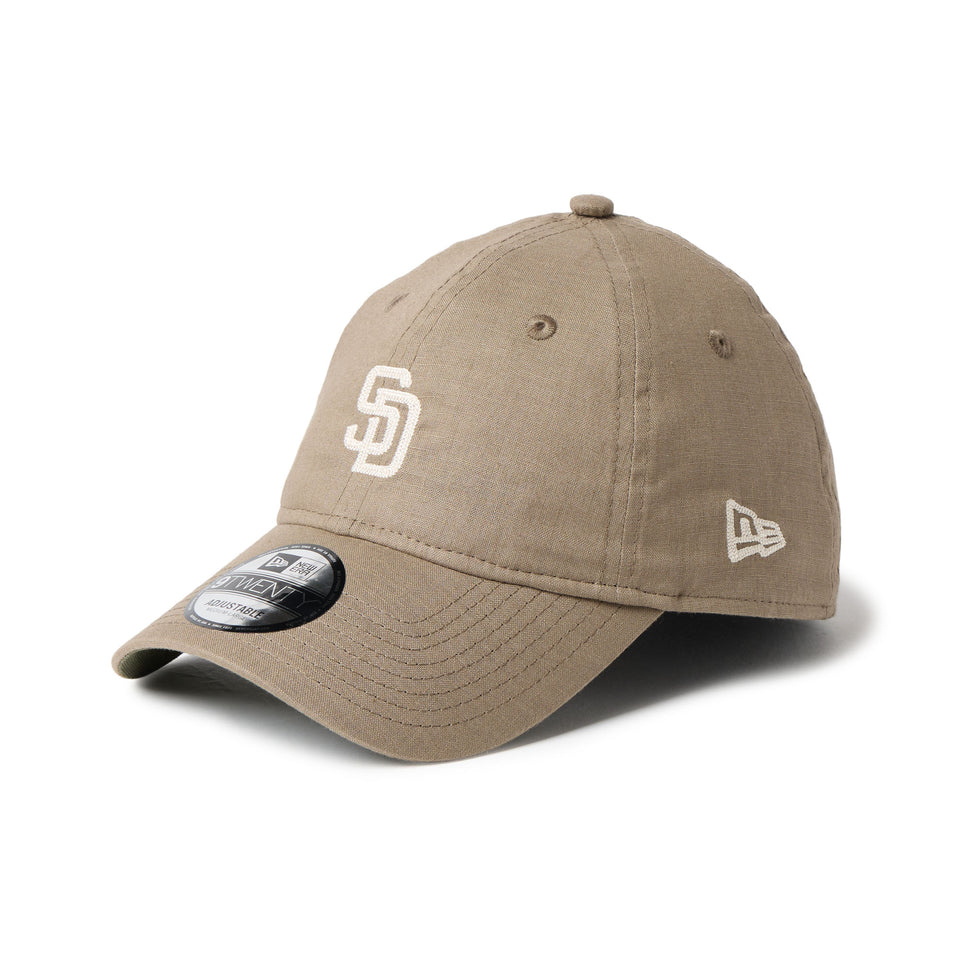 9TWENTY Cotton Linen コットンリネン サンディエゴ・パドレス グリーン | NEW ERA ニューエラ公式オンラインストア