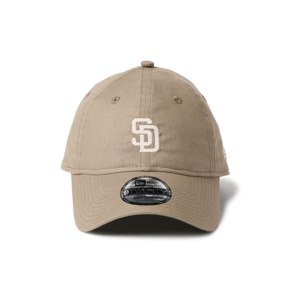 9TWENTY Cotton Linen コットンリネン サンディエゴ・パドレス グリーン | NEW ERA ニューエラ公式オンラインストア