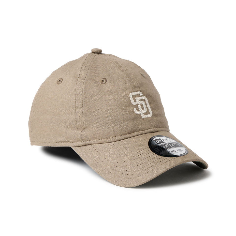9TWENTY Cotton Linen コットンリネン サンディエゴ・パドレス グリーン | NEW ERA ニューエラ公式オンラインストア