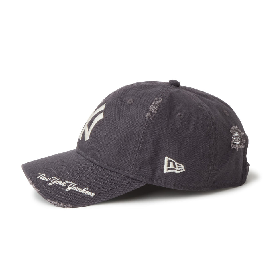 9TWENTY MLB Visor Logo バイザーロゴ ニューヨーク･ヤンキース グラファイト | NEW ERA ニューエラ公式オンラインストア
