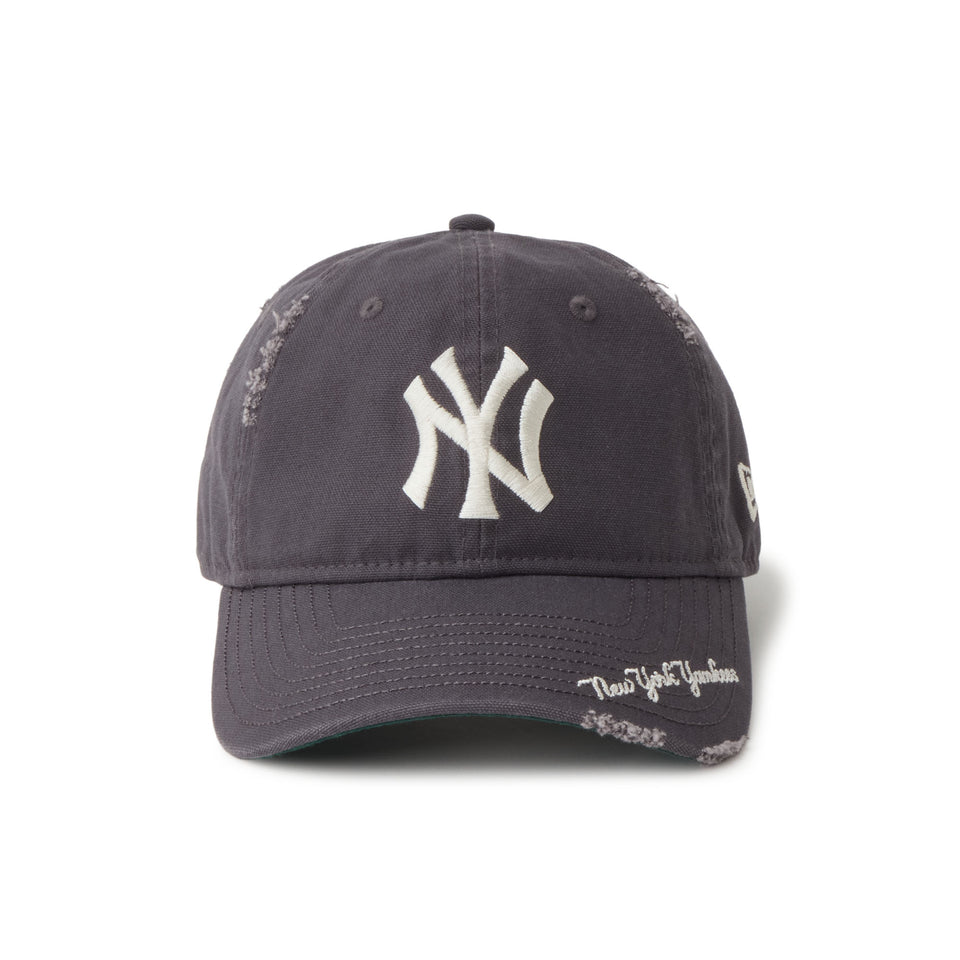 9TWENTY MLB Visor Logo バイザーロゴ ニューヨーク･ヤンキース グラファイト | NEW ERA ニューエラ公式オンラインストア
