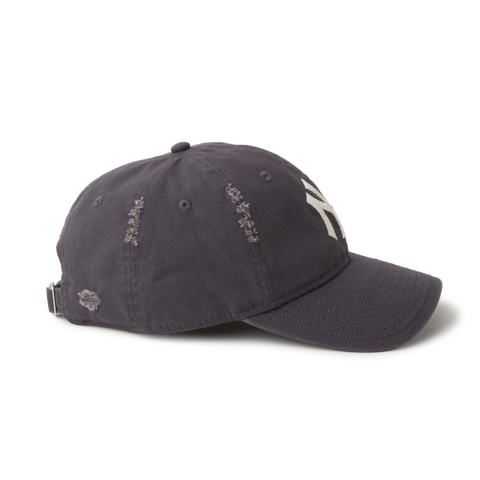 9TWENTY MLB Visor Logo バイザーロゴ ニューヨーク･ヤンキース グラファイト | NEW ERA ニューエラ公式オンラインストア