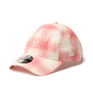 9TWENTY ニューヨーク・ヤンキース Ombre Plaid オンブレチェック オレンジ | NEW ERA ニューエラ公式オンラインストア