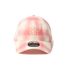 9TWENTY ニューヨーク・ヤンキース Ombre Plaid オンブレチェック オレンジ | NEW ERA ニューエラ公式オンラインストア