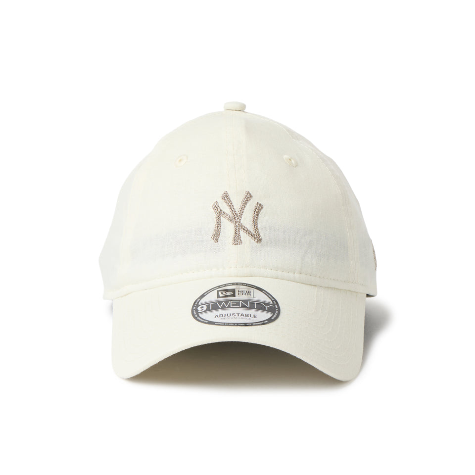 9TWENTY Cotton Linen コットンリネン ニューヨーク・ヤンキース オフアイボリー | NEW ERA ニューエラ公式オンラインストア
