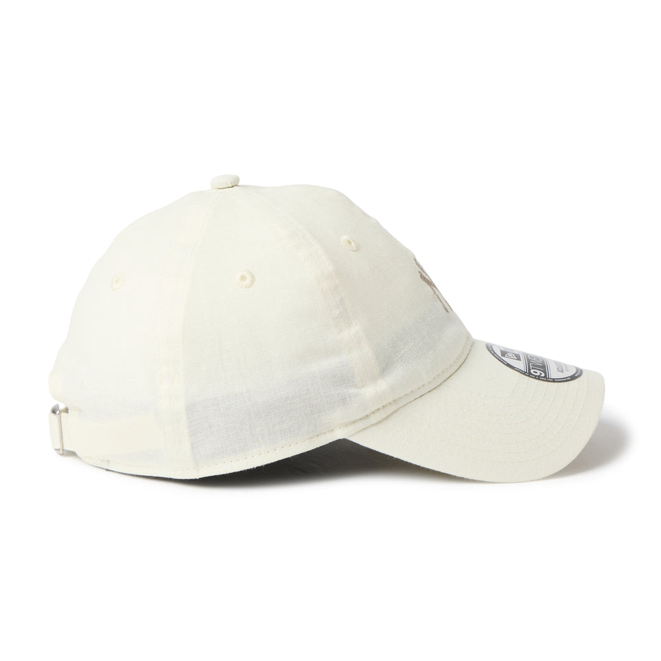 9TWENTY Cotton Linen コットンリネン ニューヨーク・ヤンキース オフアイボリー | NEW ERA ニューエラ公式オンラインストア