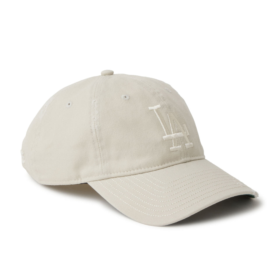 9TWENTY MLB Visor Logo バイザーロゴ ロサンゼルス・ドジャース ストーン | NEW ERA ニューエラ公式オンラインストア
