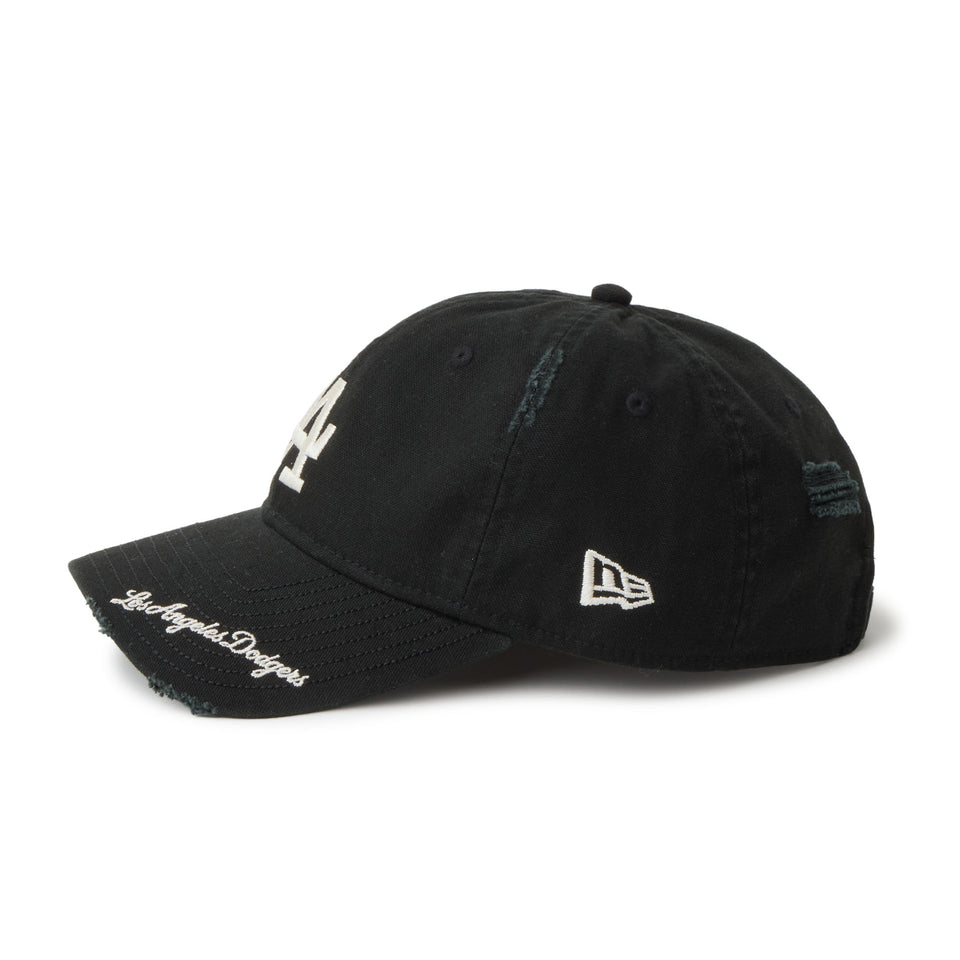 9TWENTY MLB Visor Logo バイザーロゴ ロサンゼルス・ドジャース ブラック | NEW ERA ニューエラ公式オンラインストア