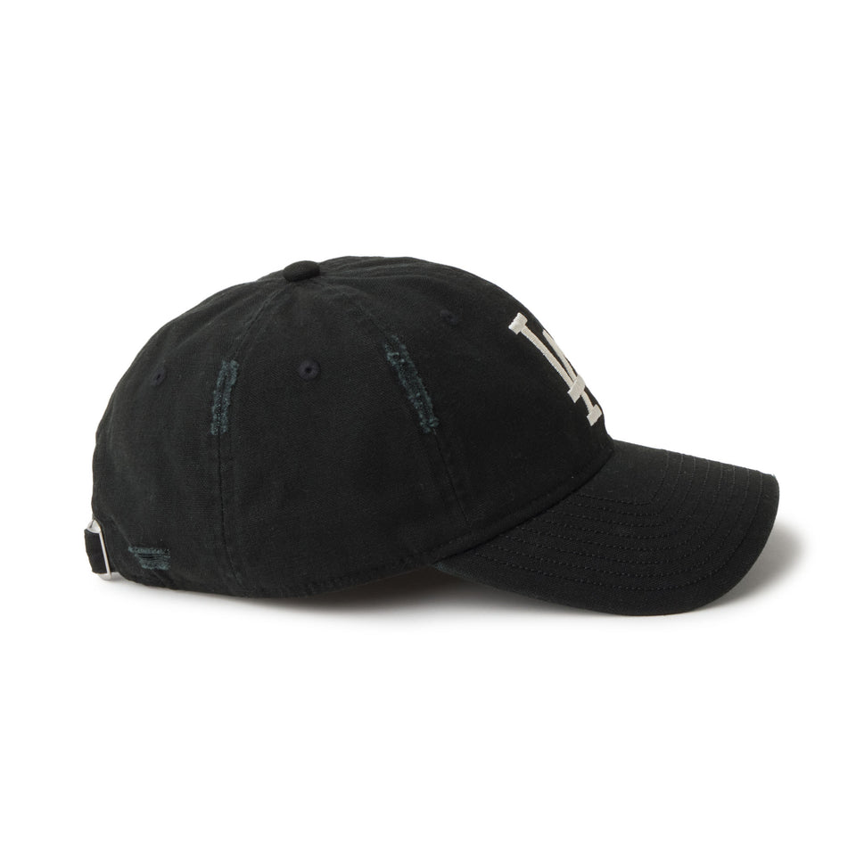 9TWENTY MLB Visor Logo バイザーロゴ ロサンゼルス・ドジャース ブラック | NEW ERA ニューエラ公式オンラインストア