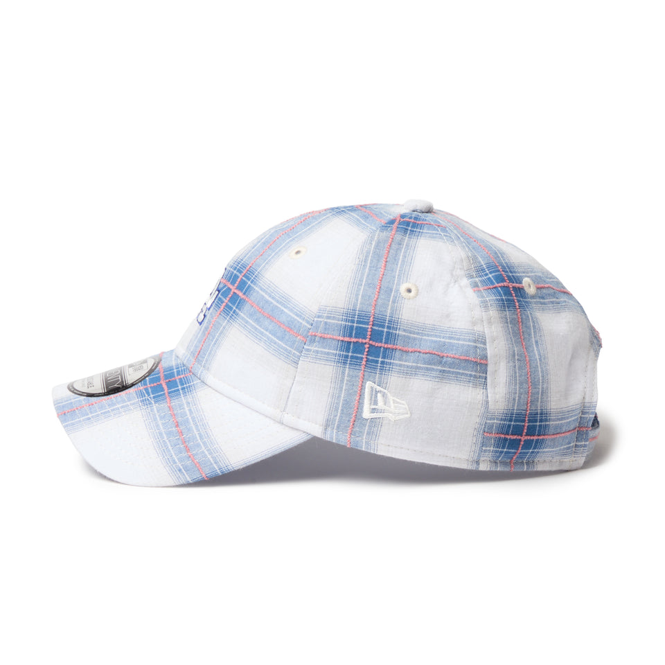 9TWENTY ロサンゼルス・ドジャース Ombre Plaid オンブレチェック ブルー | NEW ERA ニューエラ公式オンラインストア