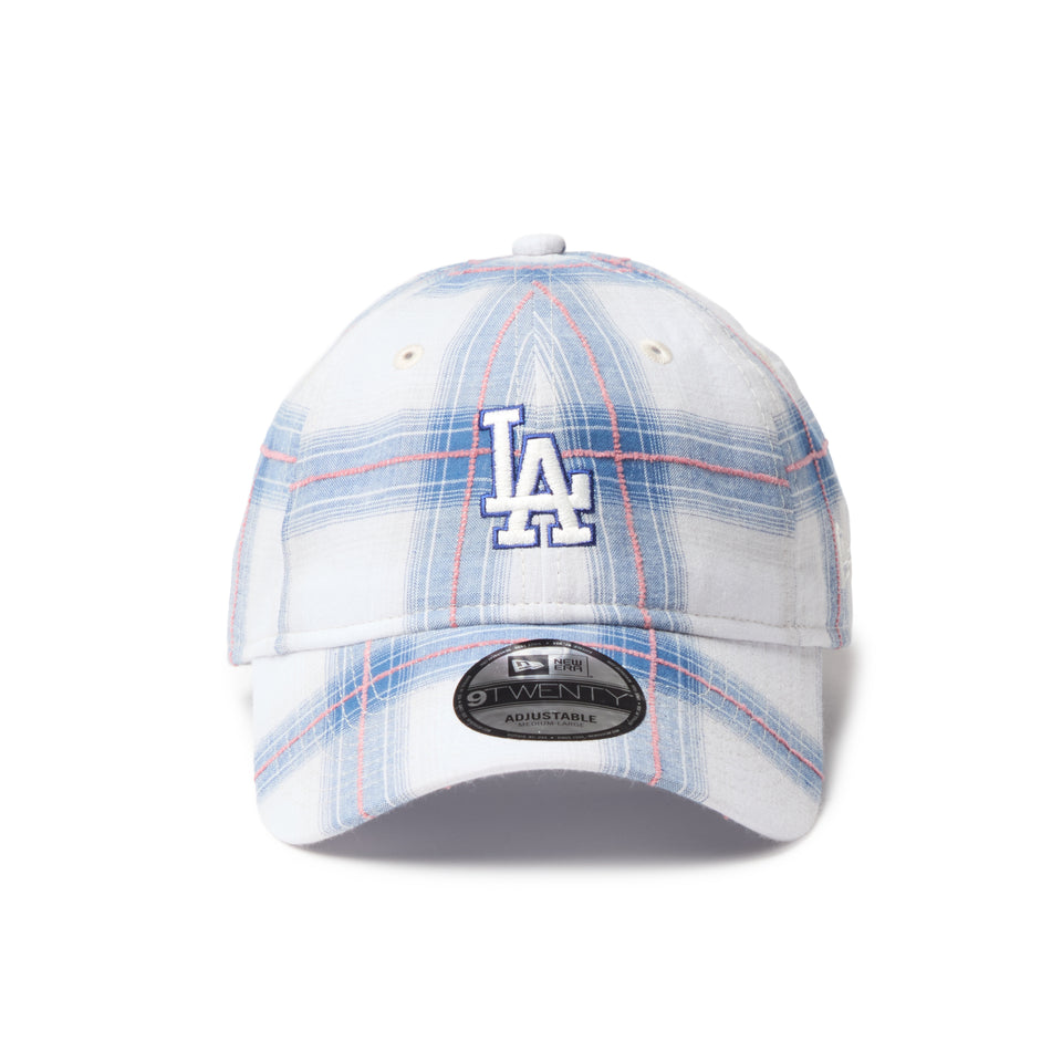9TWENTY ロサンゼルス・ドジャース Ombre Plaid オンブレチェック ブルー | NEW ERA ニューエラ公式オンラインストア