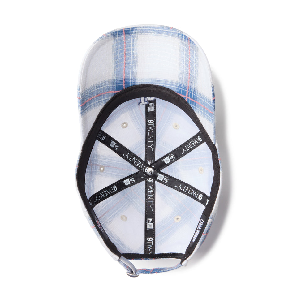 9TWENTY ロサンゼルス・ドジャース Ombre Plaid オンブレチェック ブルー | NEW ERA ニューエラ公式オンラインストア
