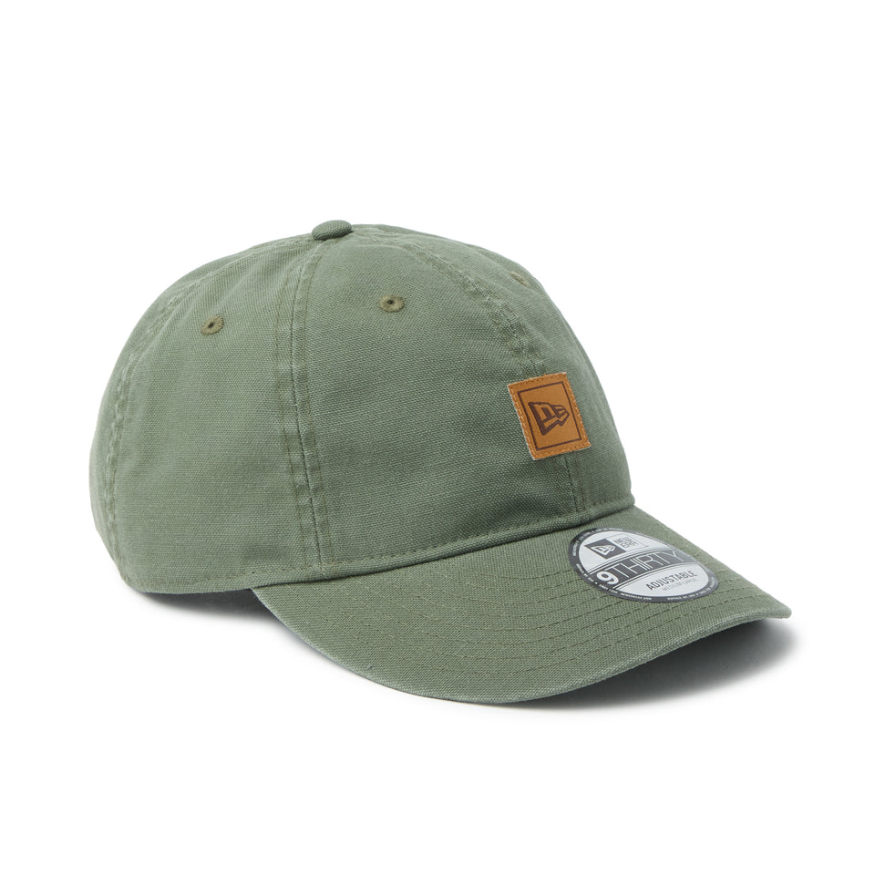9THIRTY フラッグロゴ ウーブンパッチ Washed Duck オリーブ | NEW ERA ニューエラ公式オンラインストア