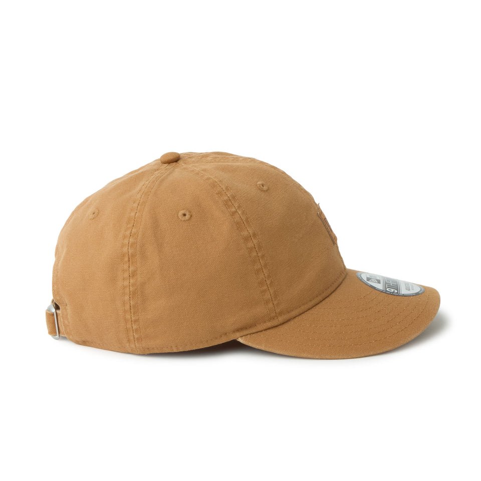 9THIRTY フラッグロゴ ウーブンパッチ Washed Duck ライトブロンズ | NEW ERA ニューエラ公式オンラインストア