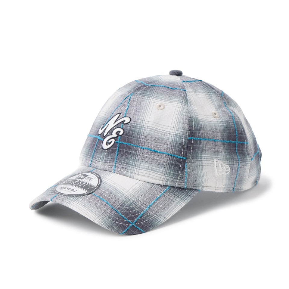 9TWENTY クラシックロゴ Ombre Plaid オンブレチェック ブラック | NEW ERA ニューエラ公式オンラインストア
