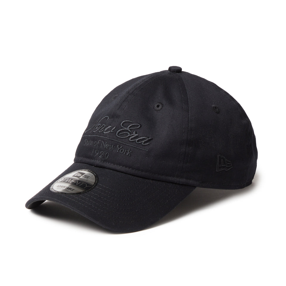 9TWENTY クロスストラップ Script Tonal Logo ブラック | NEW ERA ニューエラ公式オンラインストア