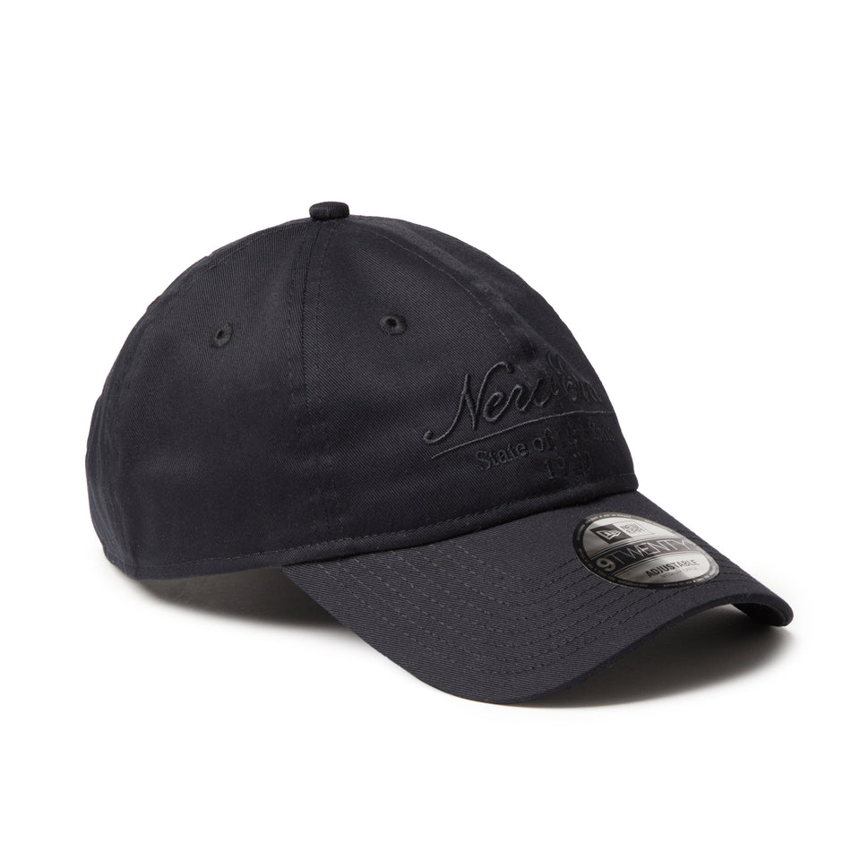 9TWENTY クロスストラップ Script Tonal Logo ブラック | NEW ERA ニューエラ公式オンラインストア