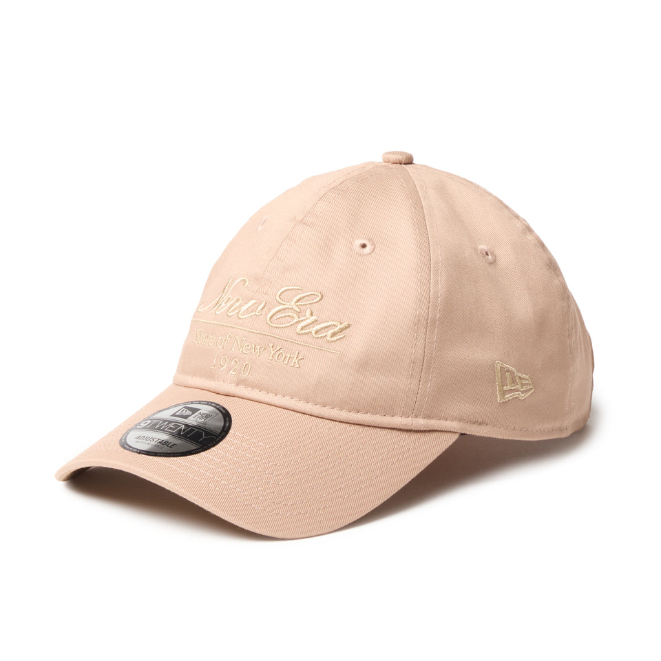9TWENTY クロスストラップ Script Tonal Logo ベージュ | NEW ERA ニューエラ公式オンラインストア