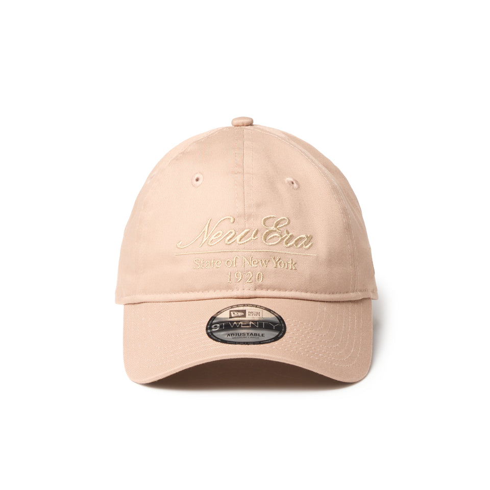 9TWENTY クロスストラップ Script Tonal Logo ベージュ | NEW ERA ニューエラ公式オンラインストア