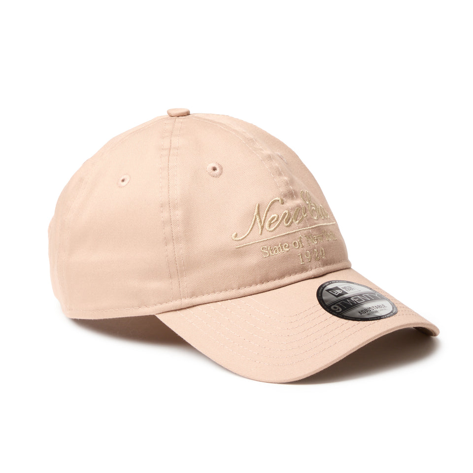 9TWENTY クロスストラップ Script Tonal Logo ベージュ | NEW ERA ニューエラ公式オンラインストア