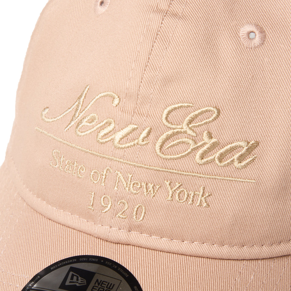 9TWENTY クロスストラップ Script Tonal Logo ベージュ | NEW ERA ニューエラ公式オンラインストア