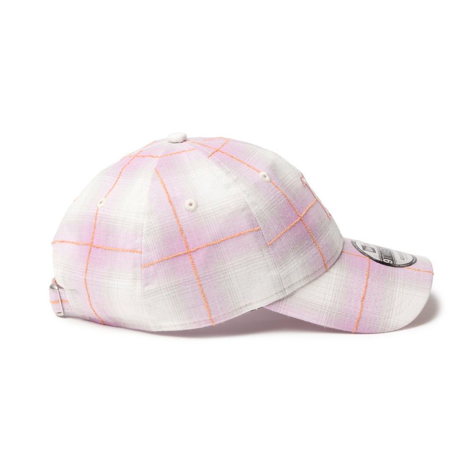 9TWENTY ボストン・レッドソックス Ombre Plaid オンブレチェック ピンク | NEW ERA ニューエラ公式オンラインストア
