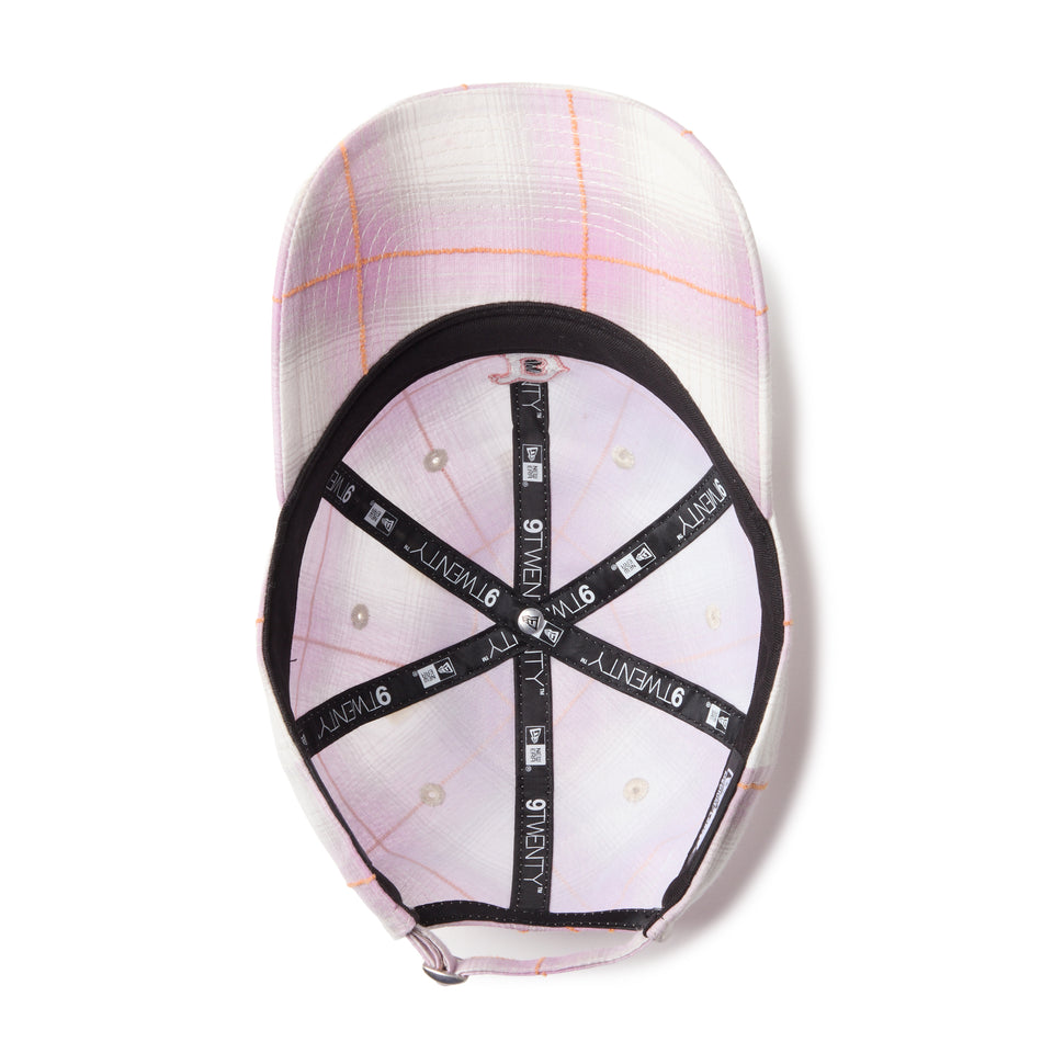 9TWENTY ボストン・レッドソックス Ombre Plaid オンブレチェック ピンク | NEW ERA ニューエラ公式オンラインストア