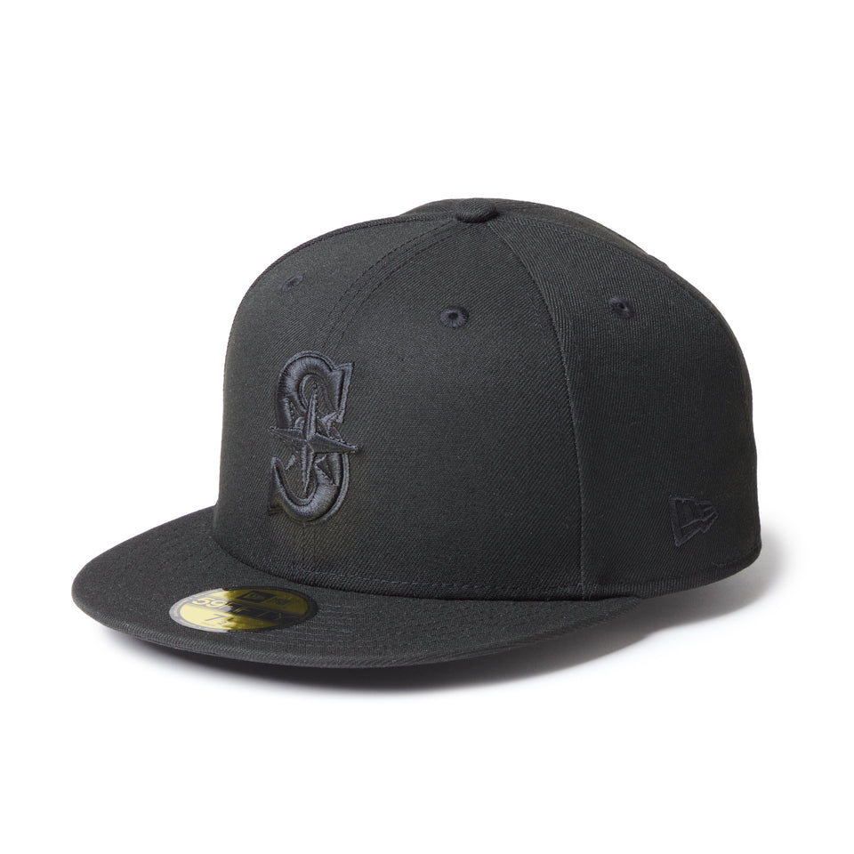 59FIFTY シアトル・マリナーズ MLB Black on Black BLK | NEW ERA ニューエラ公式オンラインストア