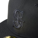 59FIFTY シアトル・マリナーズ MLB Black on Black BLK | NEW ERA ニューエラ公式オンラインストア