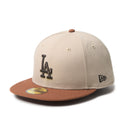 59FIFTY Mocha Mousse ロサンゼルス・ドジャース アッシュブラウン/ティラミス | NEW ERA ニューエラ公式オンラインストア