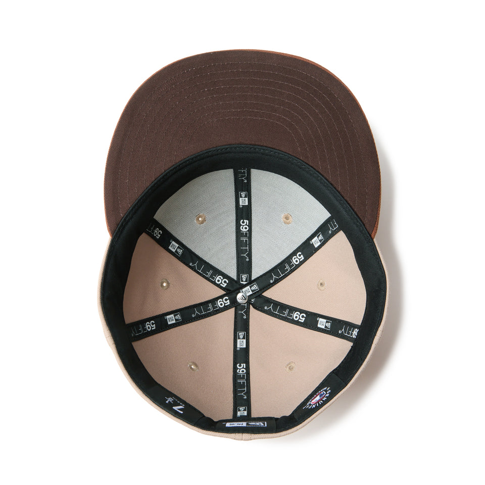 59FIFTY Mocha Mousse ロサンゼルス・ドジャース アッシュブラウン/ティラミス | NEW ERA ニューエラ公式オンラインストア