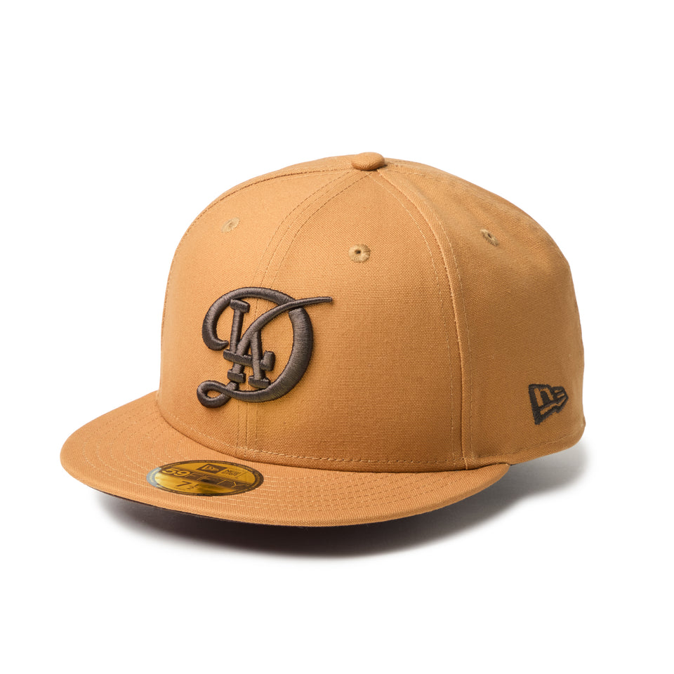 59FIFTY ロサンゼルス・ドジャース シティーコネクトロゴ MLB Duck Canvas ライトブロンズ | NEW ERA ニューエラ公式オンラインストア