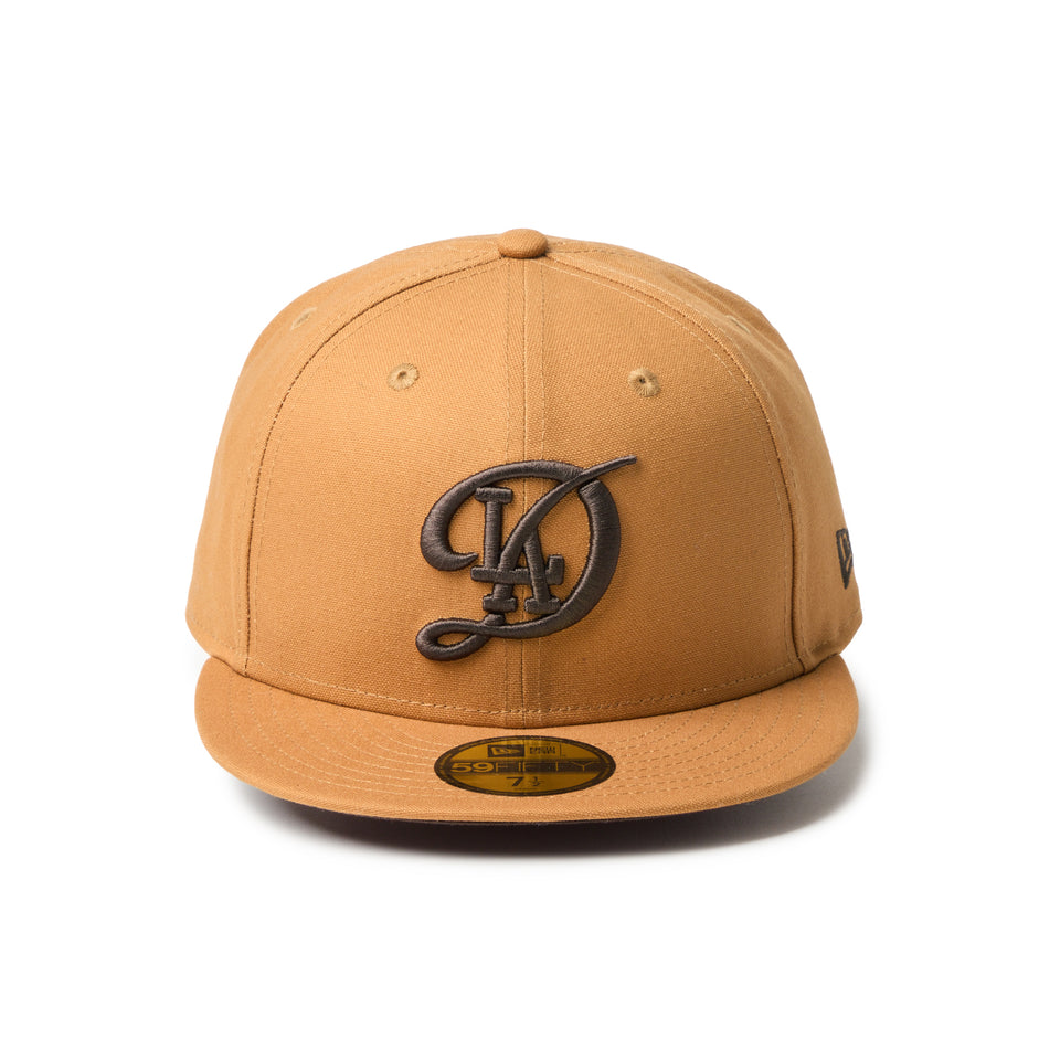 59FIFTY ロサンゼルス・ドジャース シティーコネクトロゴ MLB Duck Canvas ライトブロンズ | NEW ERA ニューエラ公式オンラインストア