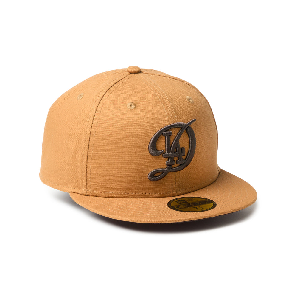 59FIFTY ロサンゼルス・ドジャース シティーコネクトロゴ MLB Duck Canvas ライトブロンズ | NEW ERA ニューエラ公式オンラインストア