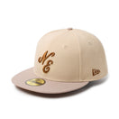 59FIFTY Mocha Mousse クラシックロゴ オーツミルク/アッシュブラウン | NEW ERA ニューエラ公式オンラインストア