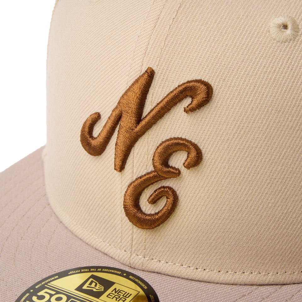 59FIFTY Mocha Mousse クラシックロゴ オーツミルク/アッシュブラウン | NEW ERA ニューエラ公式オンラインストア
