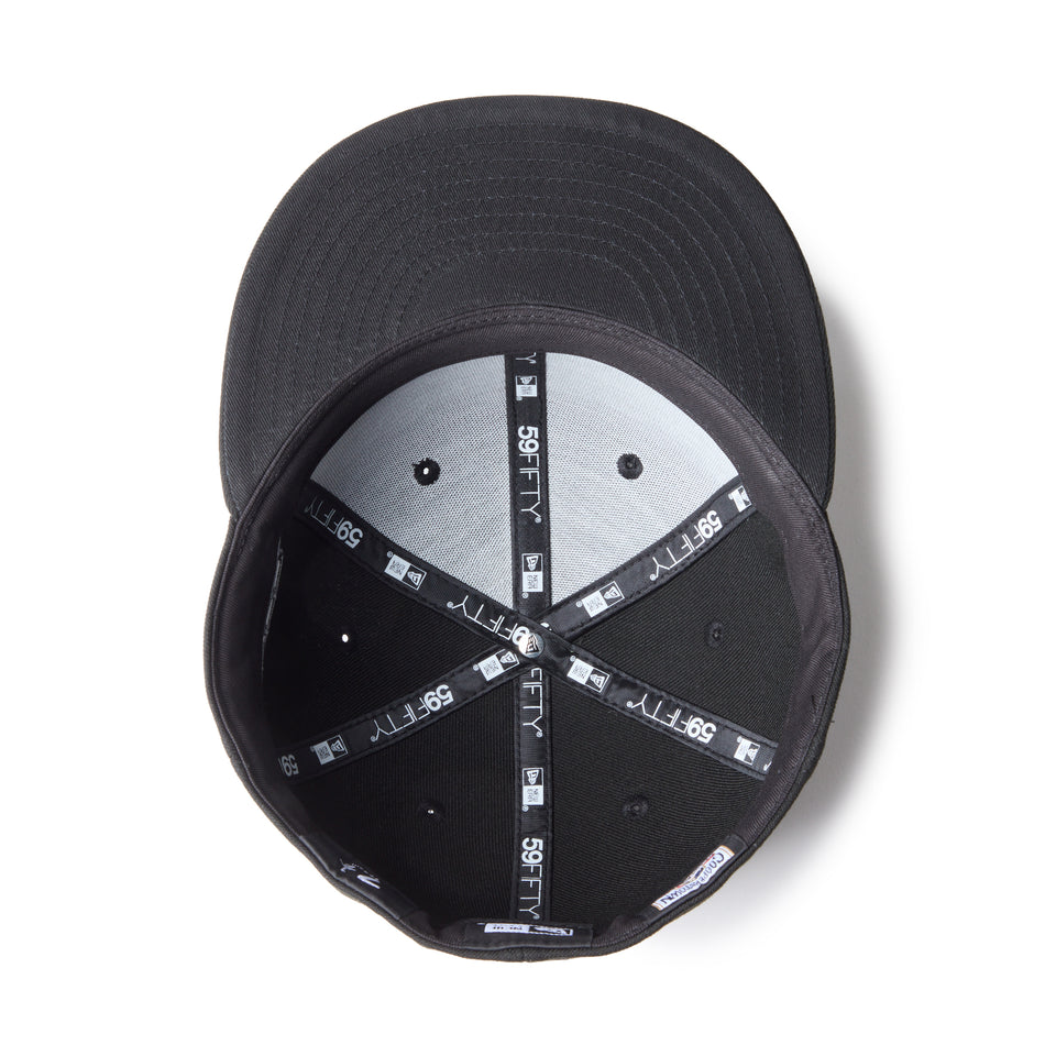 59FIFTY シカゴ・ホワイトソックス MLB Black on Black ブラック | NEW ERA ニューエラ公式オンラインストア