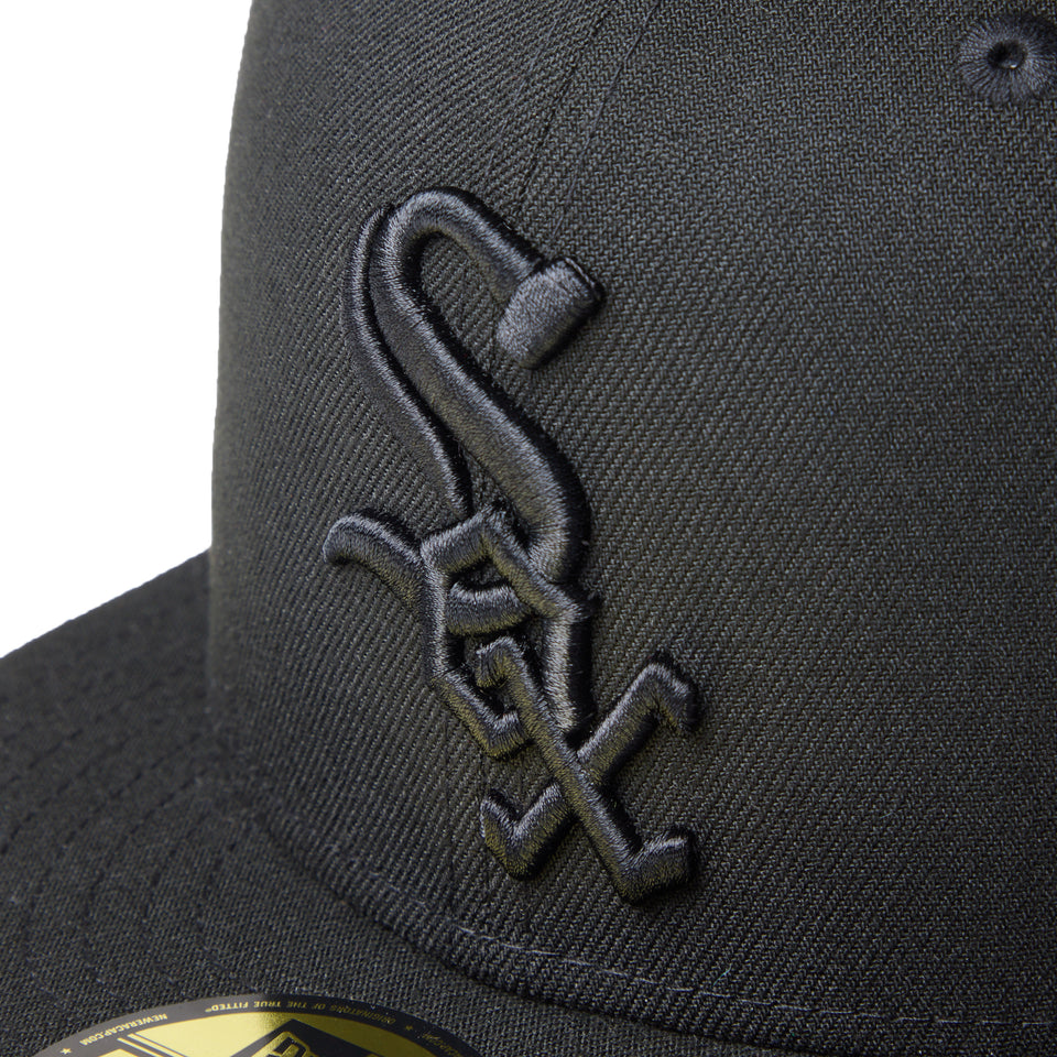 59FIFTY シカゴ・ホワイトソックス MLB Black on Black ブラック | NEW ERA ニューエラ公式オンラインストア