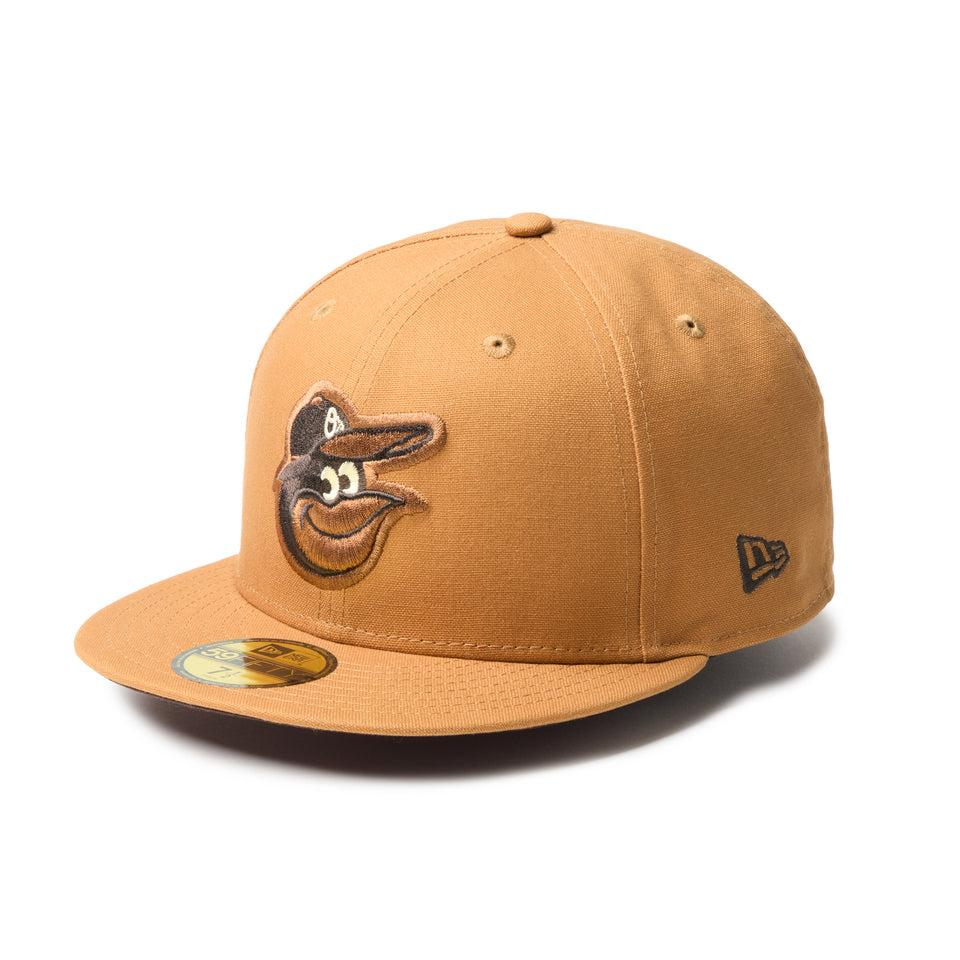 59FIFTY ボルティモア・オリオールズ MLB Duck Canvas ライトブロンズ | NEW ERA ニューエラ公式オンラインストア
