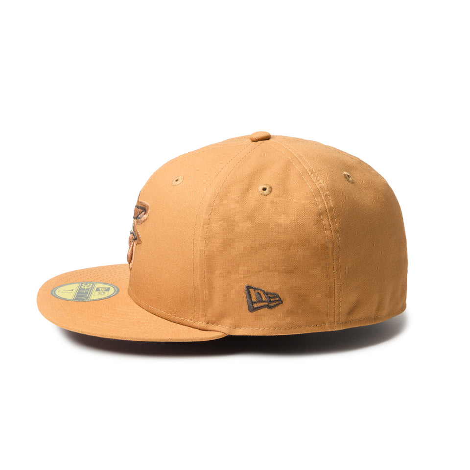 59FIFTY ボルティモア・オリオールズ MLB Duck Canvas ライトブロンズ | NEW ERA ニューエラ公式オンラインストア