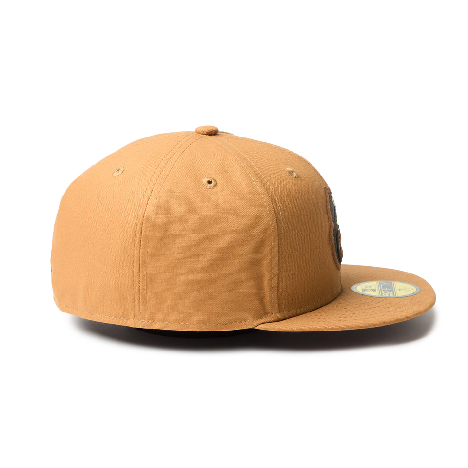 59FIFTY ボルティモア・オリオールズ MLB Duck Canvas ライトブロンズ | NEW ERA ニューエラ公式オンラインストア