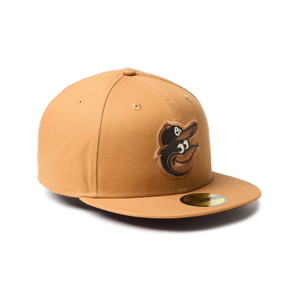 59FIFTY ボルティモア・オリオールズ MLB Duck Canvas ライトブロンズ | NEW ERA ニューエラ公式オンラインストア