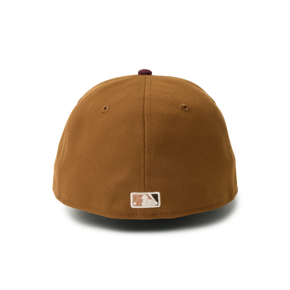 59FIFTY Mocha Mousse アリゾナ・ダイヤモンドバックス トーステッドピーナッツ/フロステッドバーガンディー | NEW ERA ニューエラ公式オンラインストア