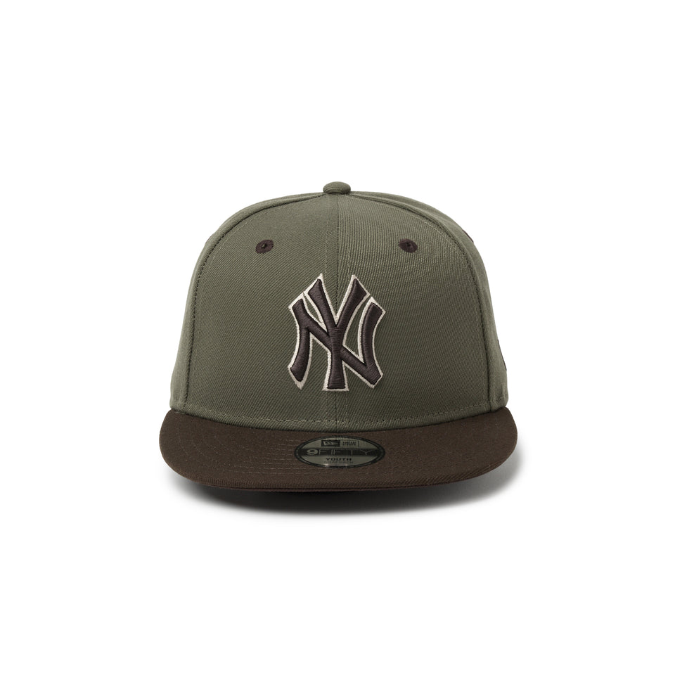 キッズ Youth 9FIFTY ニューヨーク・ヤンキース Camouflage Color ニューオリーブ/ウォルナット | NEW ERA ニューエラ公式オンラインストア