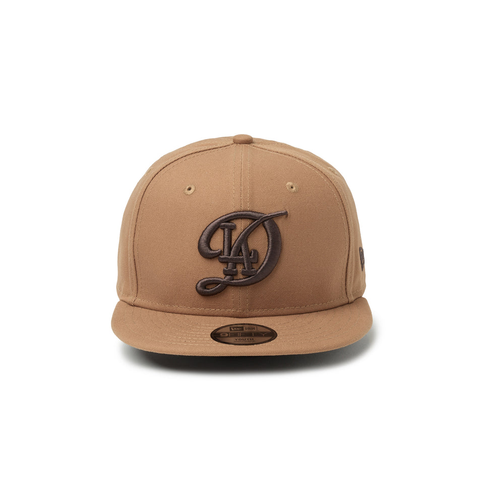 キッズ Youth 9FIFTY ロサンゼルス・ドジャース シティーコネクトロゴ MLB Duck Canvas ライトブロンズ | NEW ERA ニューエラ公式オンラインストア